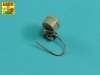 Aber 16202 German Accessories for Horn, Notek, Front, Tail Convoy Lights 1/16
